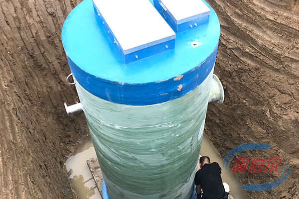 地埋式一體化雨污水提升泵站運用現場